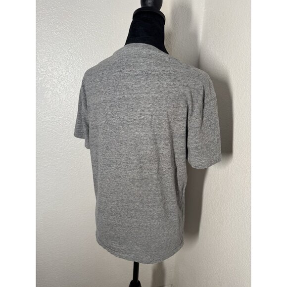 Polo Ralph Lauren Mens Gray Embroidered Pony Logo T-Shirt Size M Cotton Blend Ca - Picture 5 of 6